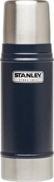 10-01228-023 Stanley Classic Vacuum Bottle 16oz Hammertone Navy