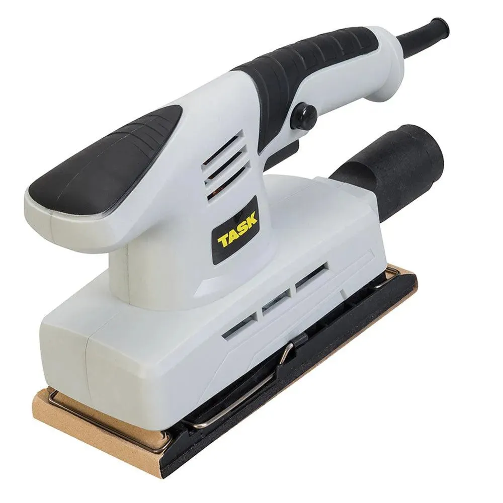 135W Electric Sander 1/3 Sheet Orbital Dust Extraction   31 Mixed Sanding Sheets