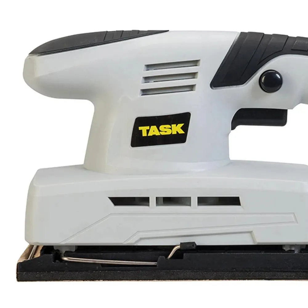 135W Electric Sander 1/3 Sheet Orbital Dust Extraction   31 Mixed Sanding Sheets
