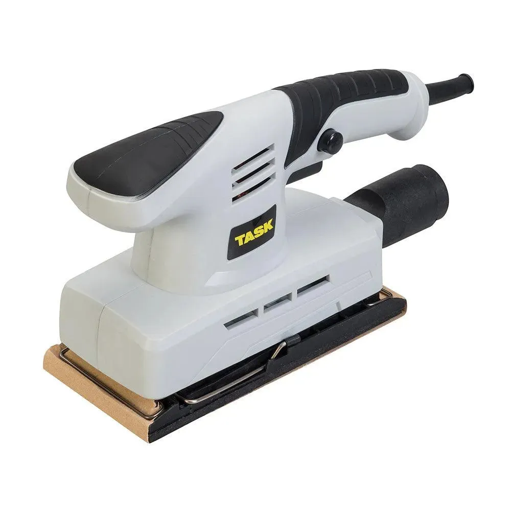 135W Electric Sander 1/3 Sheet Orbital Dust Extraction   31 Mixed Sanding Sheets