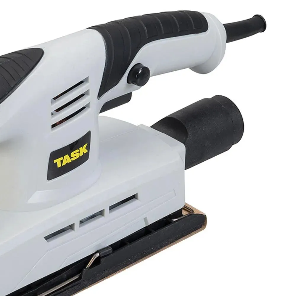135W Electric Sander 1/3 Sheet Orbital Dust Extraction   31 Mixed Sanding Sheets