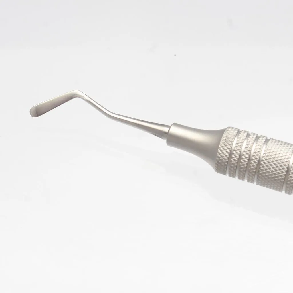#6 Dental Plastic Filling Instrument - Double-Sided Placement Instrument with Hollow Stainless Steel Handle