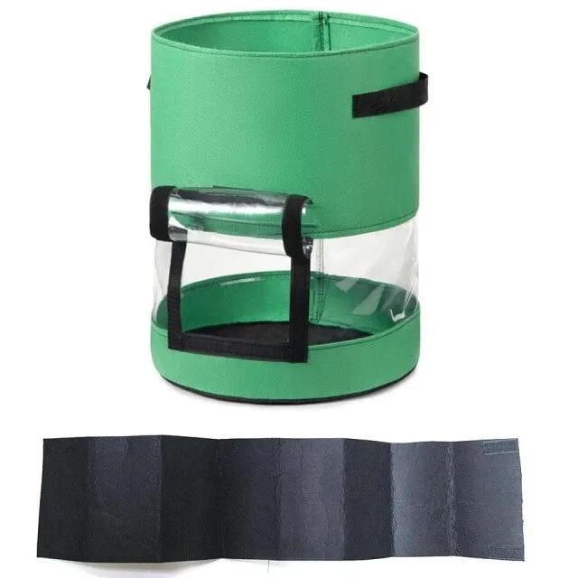 7/10 Gallon Potato Grow Bag Garden Planter Pot with Harvest Window and Cover