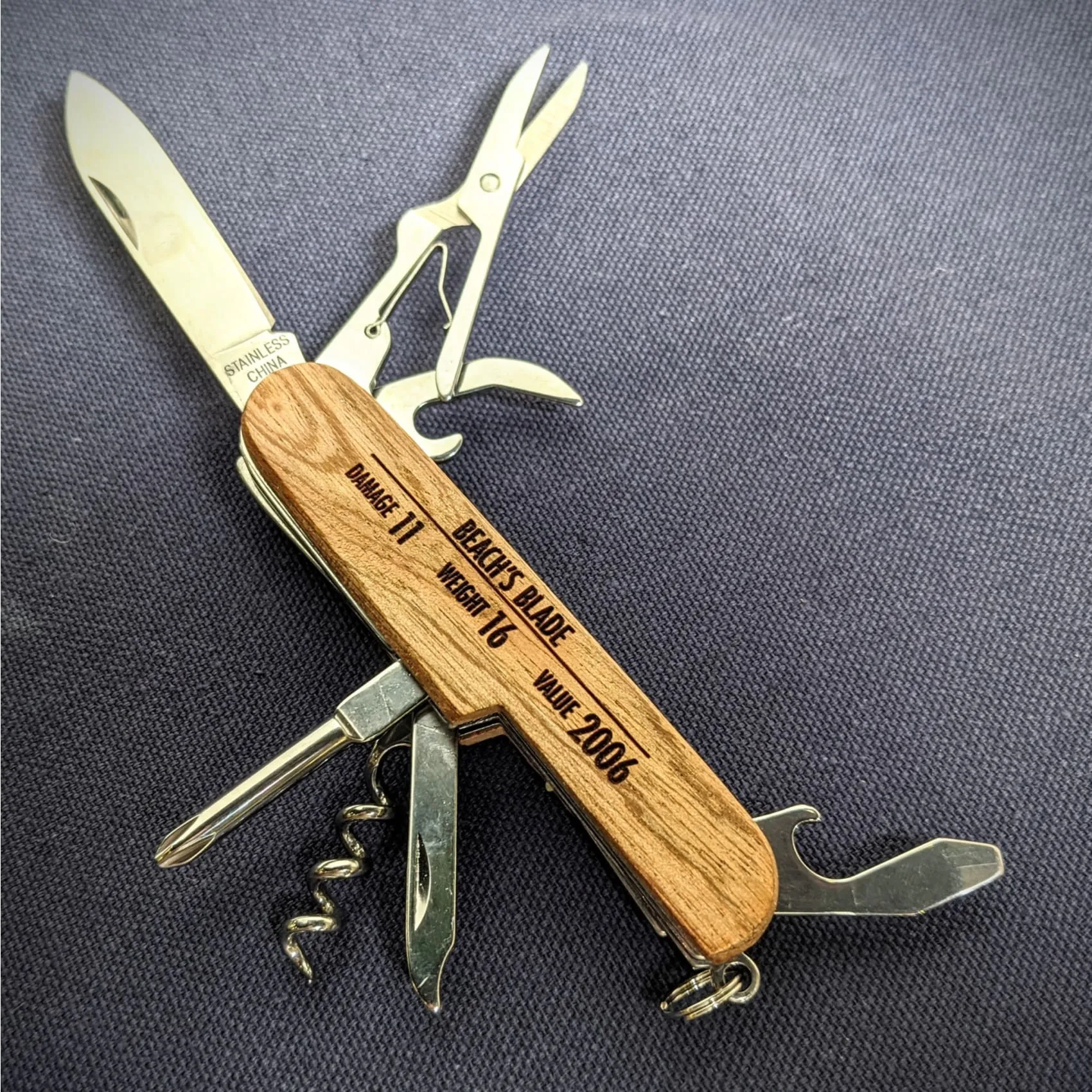 8-Function Multi-Tool Pocket Knife