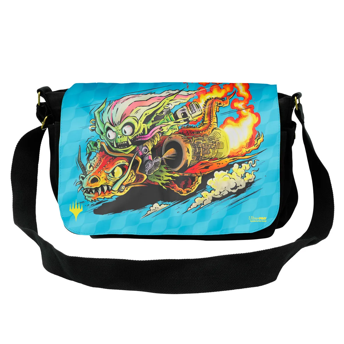 Aetherdrift Bag Flap - Racer Creature Draconautics Engineer for Magic: The Gathering