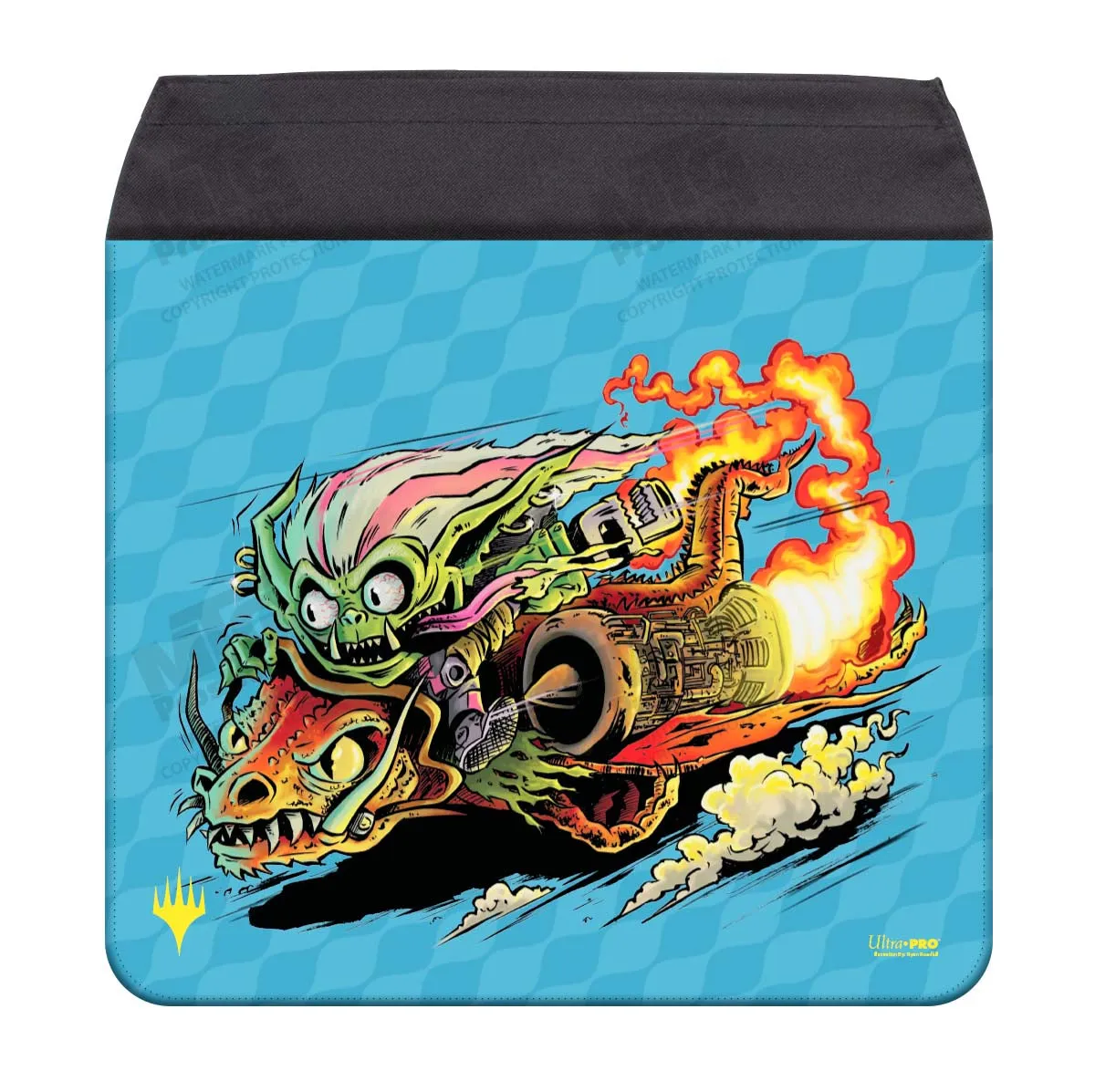 Aetherdrift Bag Flap - Racer Creature Draconautics Engineer for Magic: The Gathering