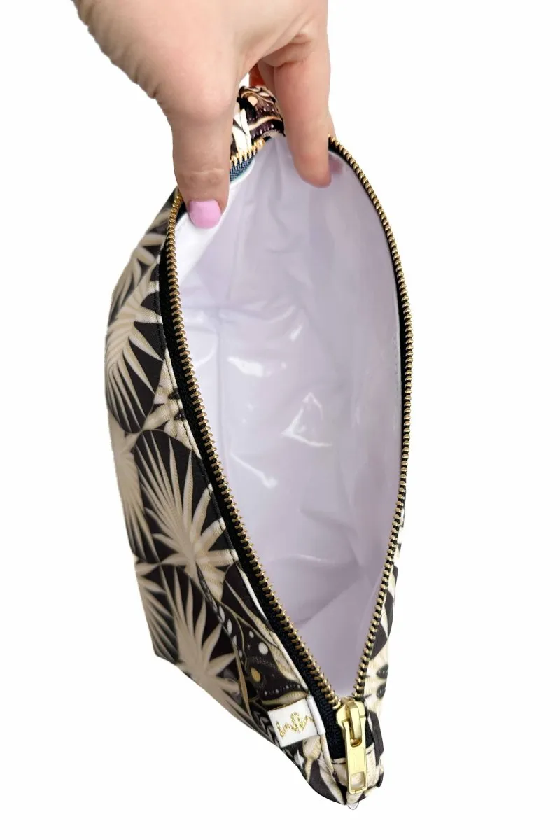 Art Deco Moth Maxx Cosmetic Bag