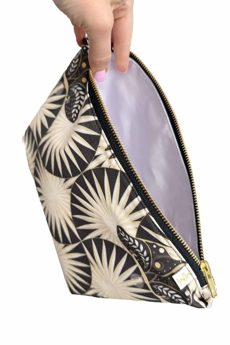 Art Deco Moth Maxx Cosmetic Bag