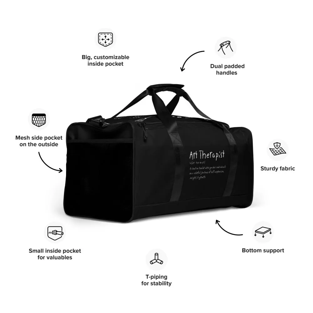 Art Therapist Defined Duffle bag