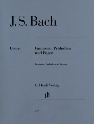 Bach: Fantasies Preludes & Fugues Piano Solo