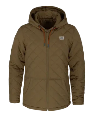 Banded Mountainside Full Zip Jacket-Bark