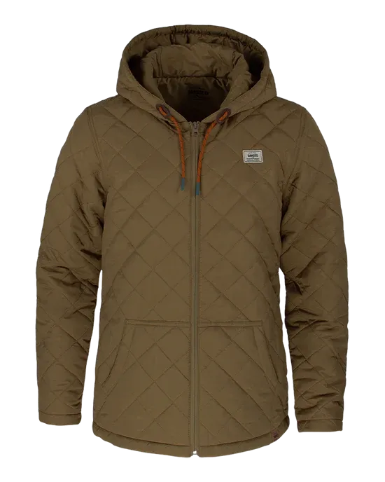 Banded Mountainside Full Zip Jacket-Bark