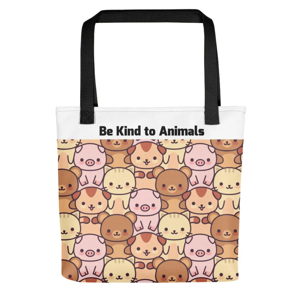 Be Kind to Animals Tote Bag