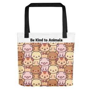 Be Kind to Animals Tote Bag