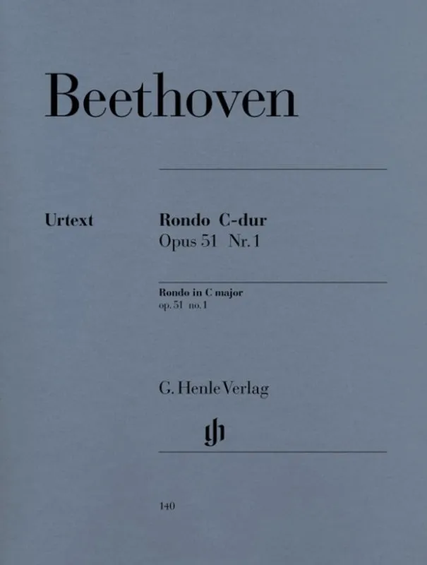 Beethoven: Rondo C Major Op 51 No 1 Piano Solo