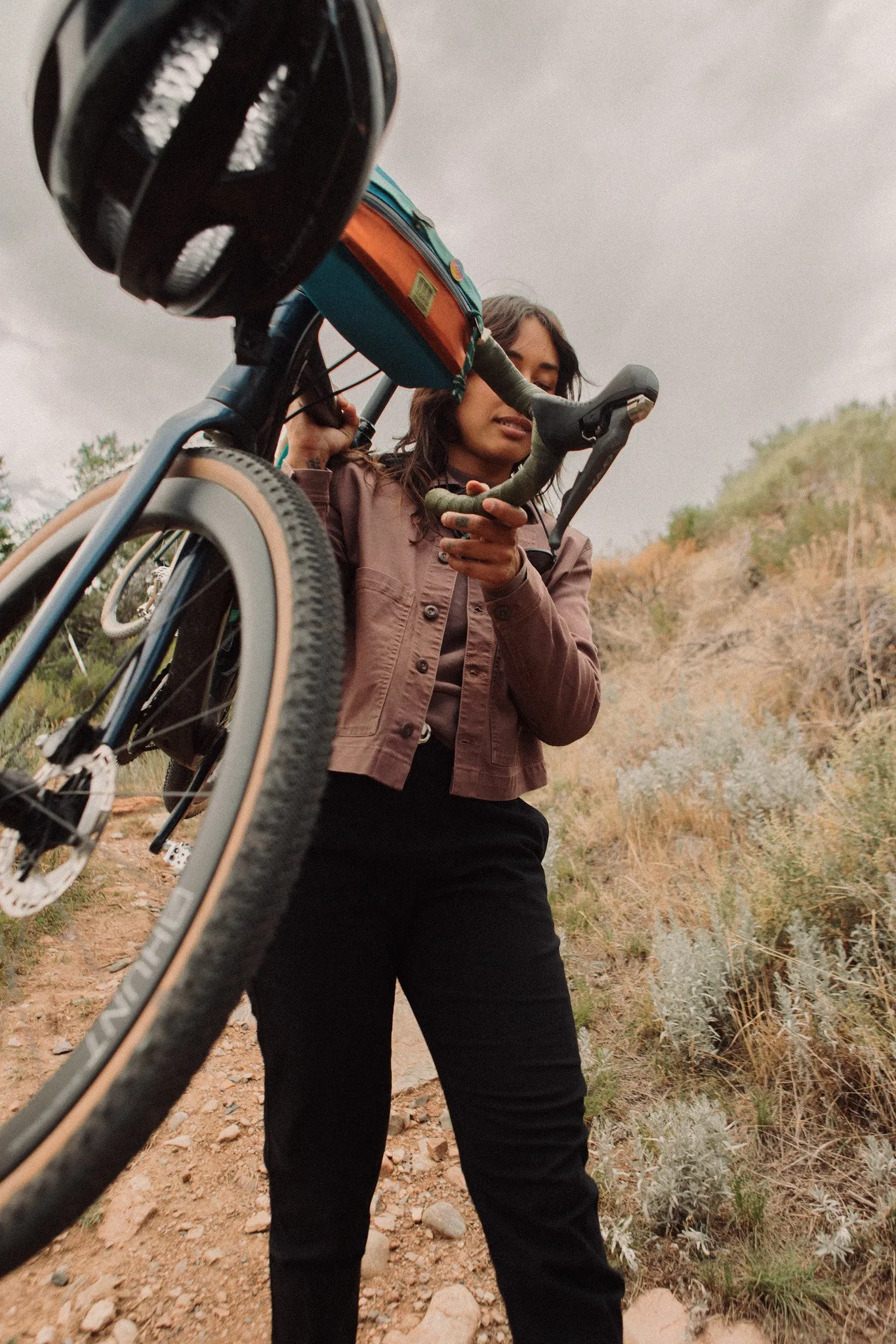 Bike Bag Mini Mountain Clay/Blue
