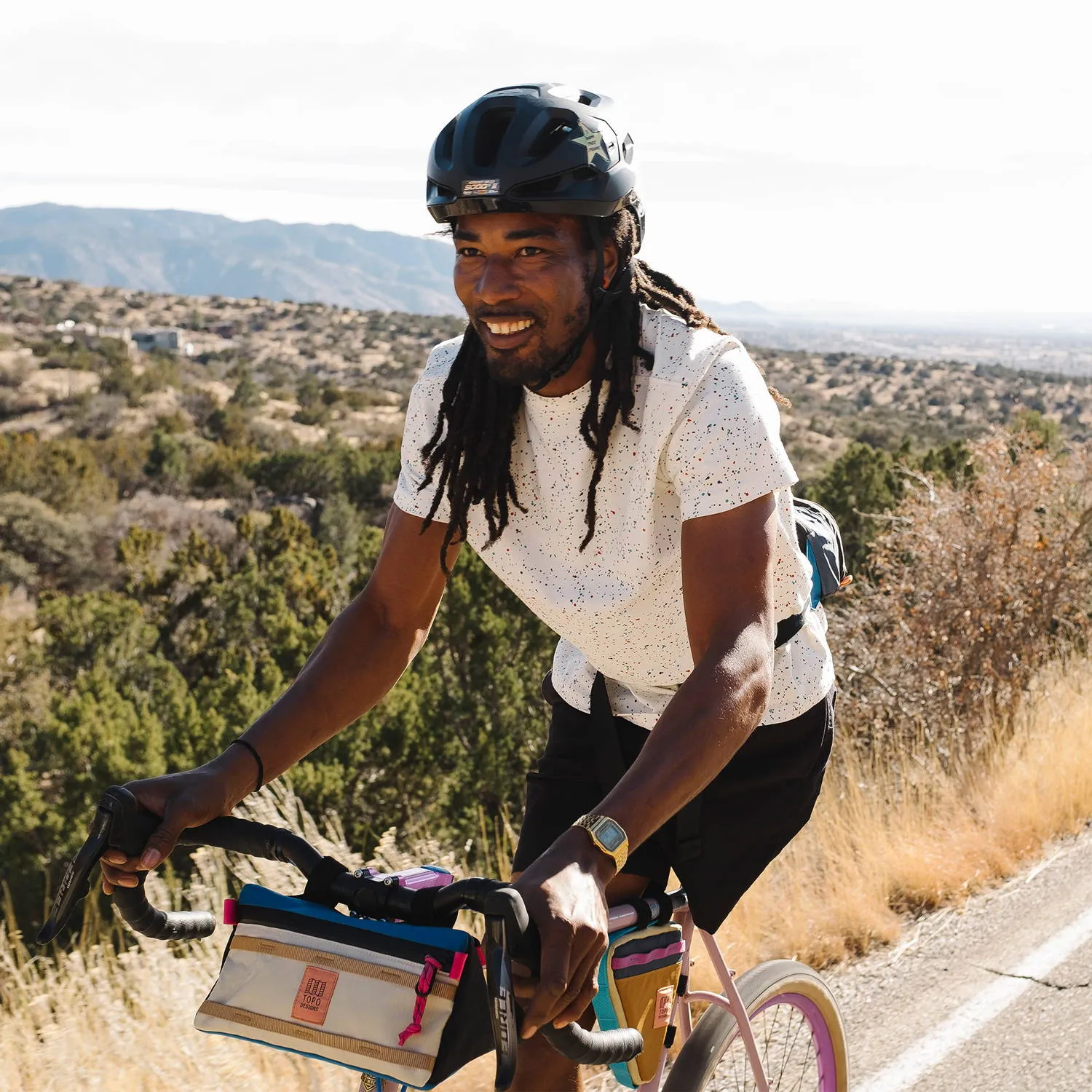 Bike Bag Mountain Bone White/Blue