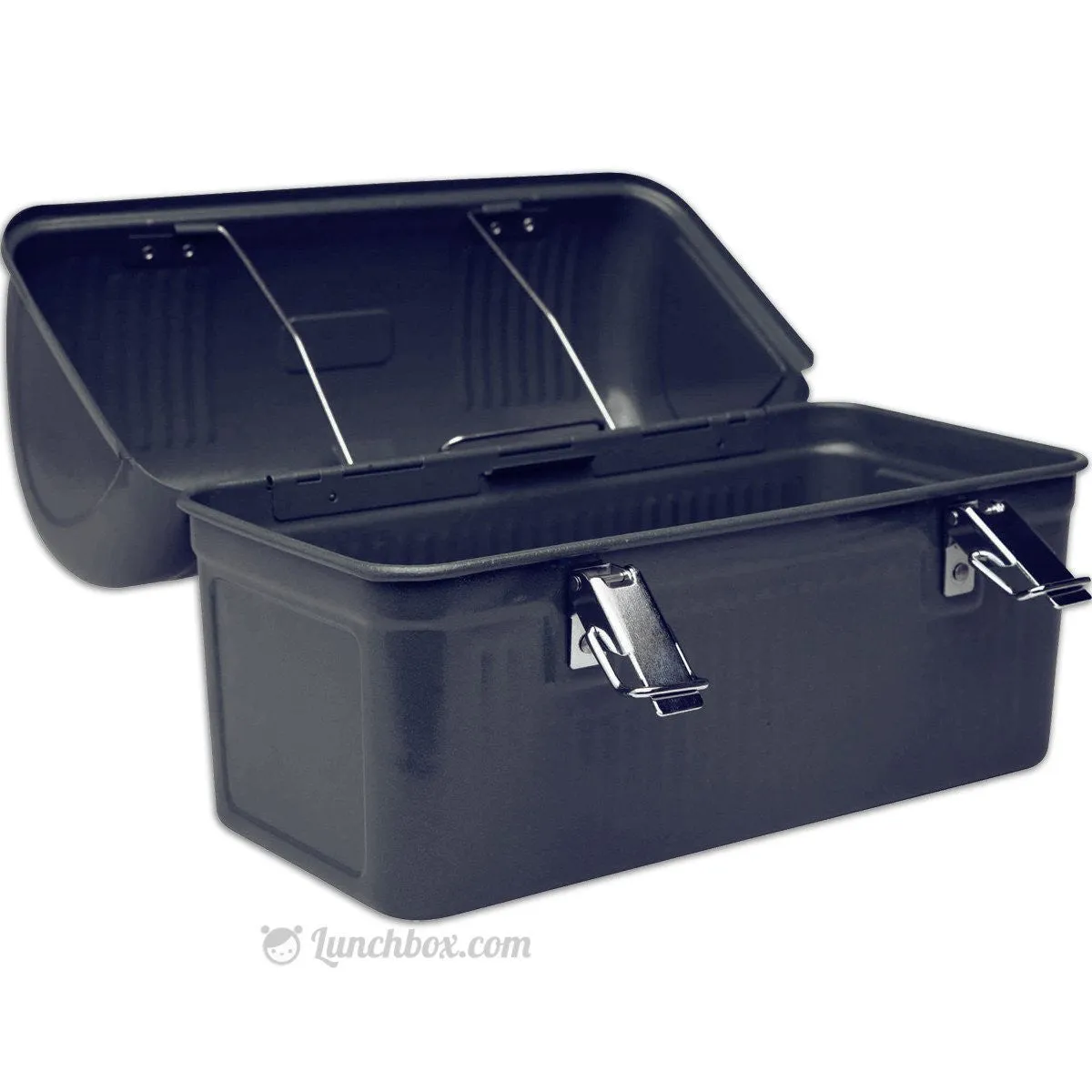 Black Dome Lunch Box with Thermos Bottle