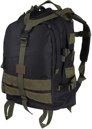 Black/Olive Drab - Military MOLLE Compatible Large Transport Pack