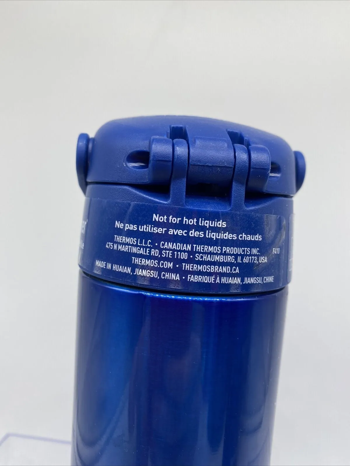 BLUE Thermos FUNtainer Vacuum Insulated Thermos Bottle Kids Drink Straw 12oz