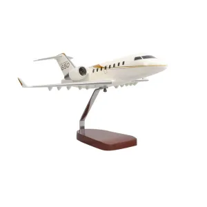 Bombardier Challenger 650 Large Mahogany Model