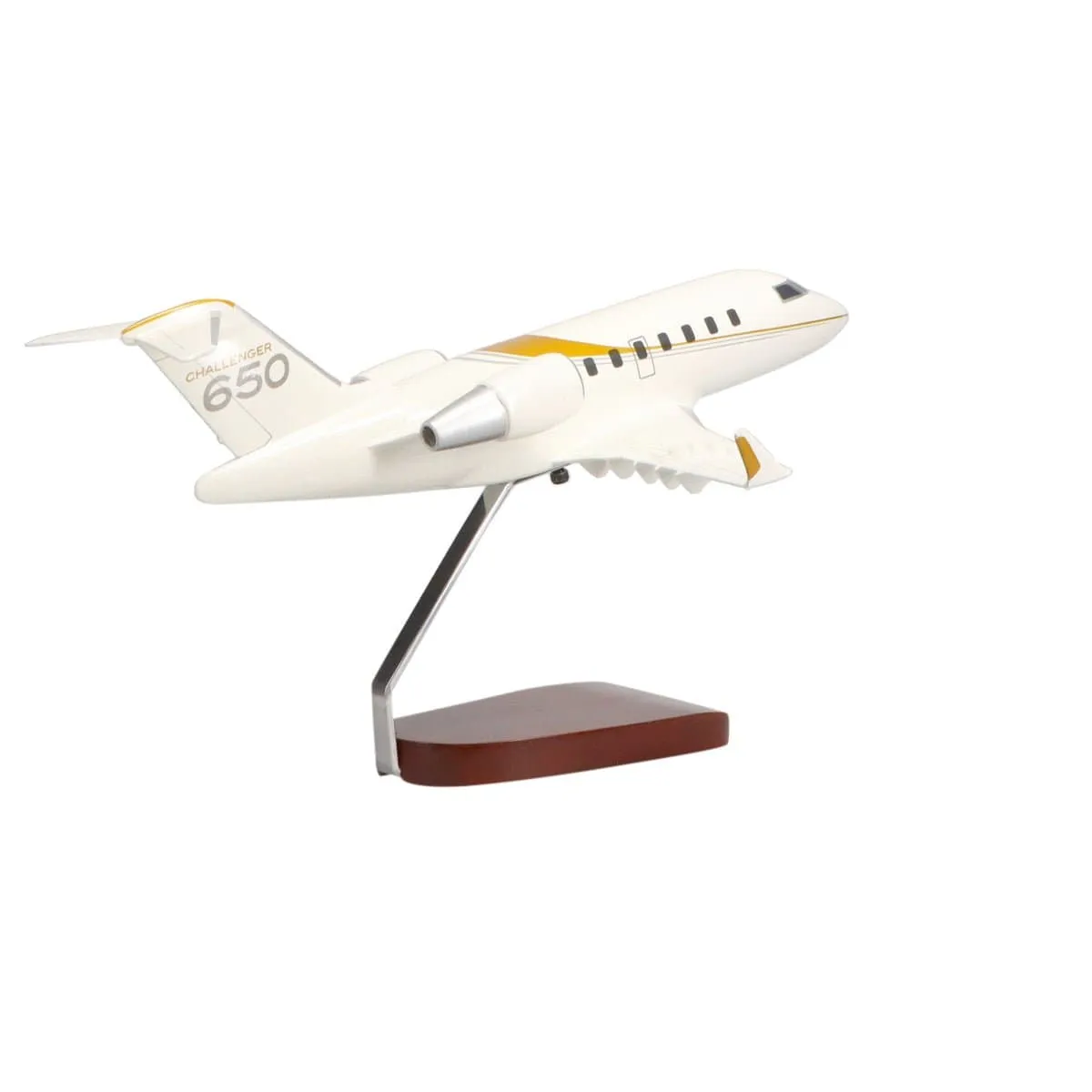 Bombardier Challenger 650 Large Mahogany Model
