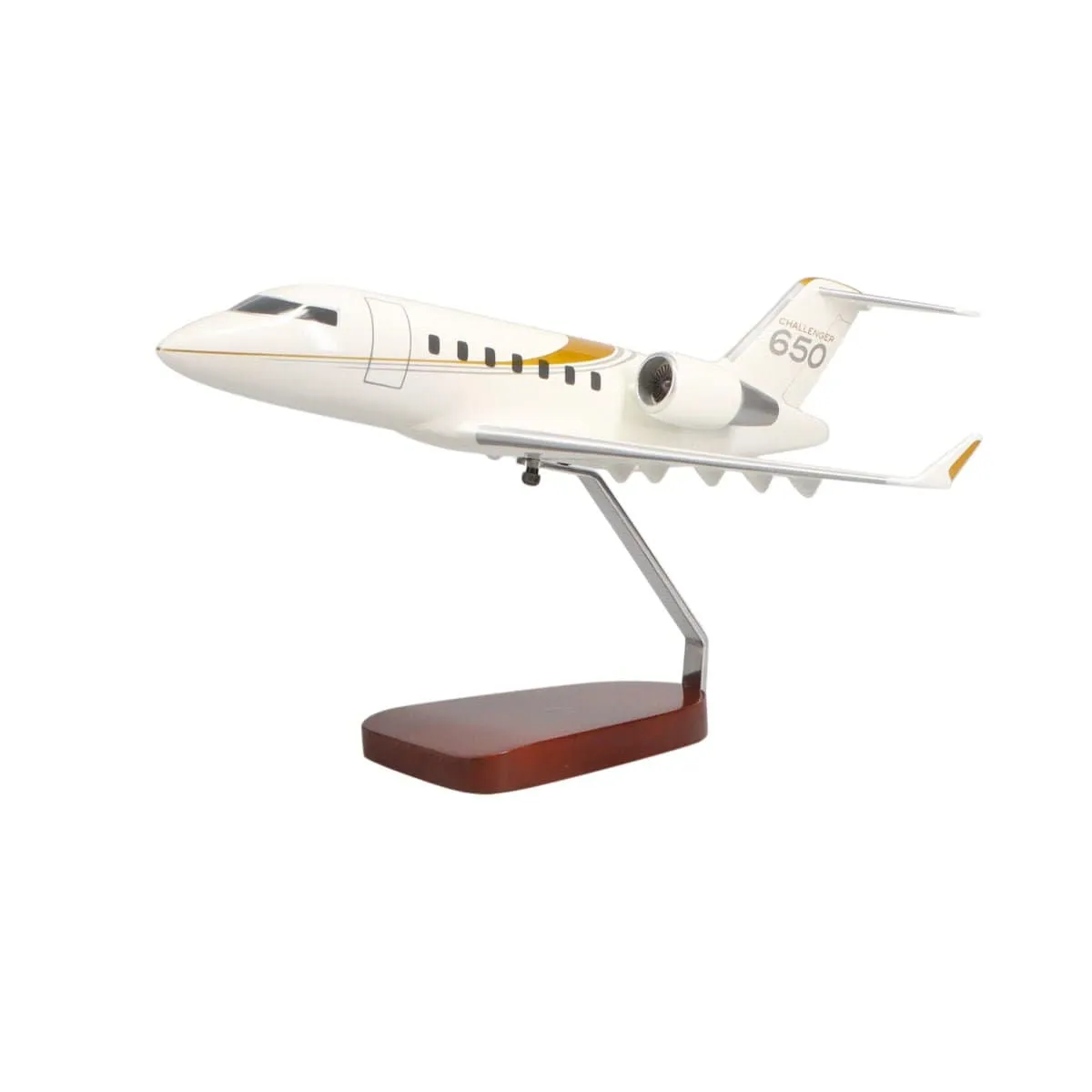 Bombardier Challenger 650 Large Mahogany Model