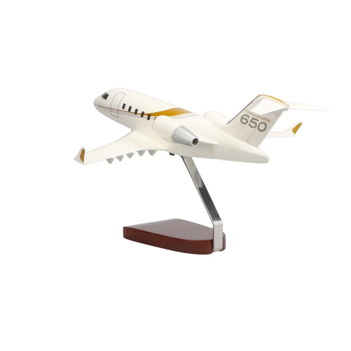 Bombardier Challenger 650 Large Mahogany Model