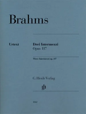 Brahms: 3 Intermezzi Op 117 Piano Solo