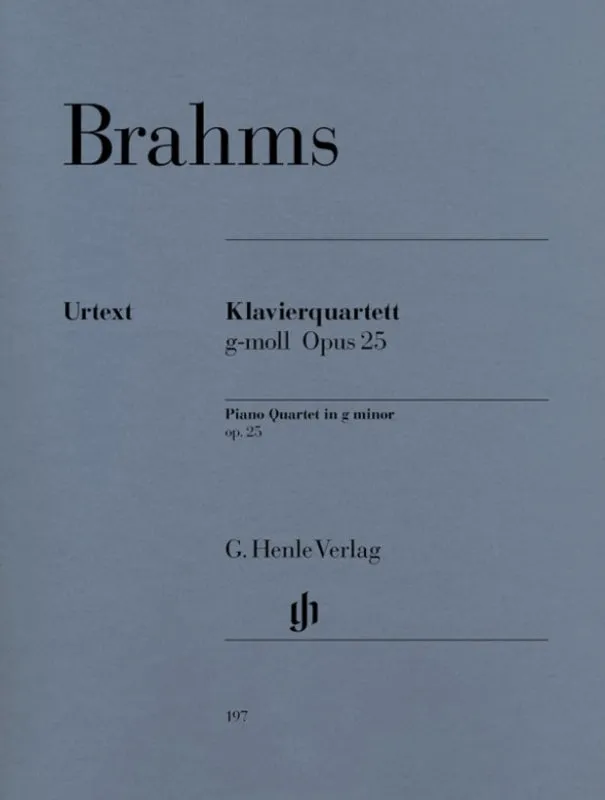 Brahms: Piano Quartet in G Minor Op 25