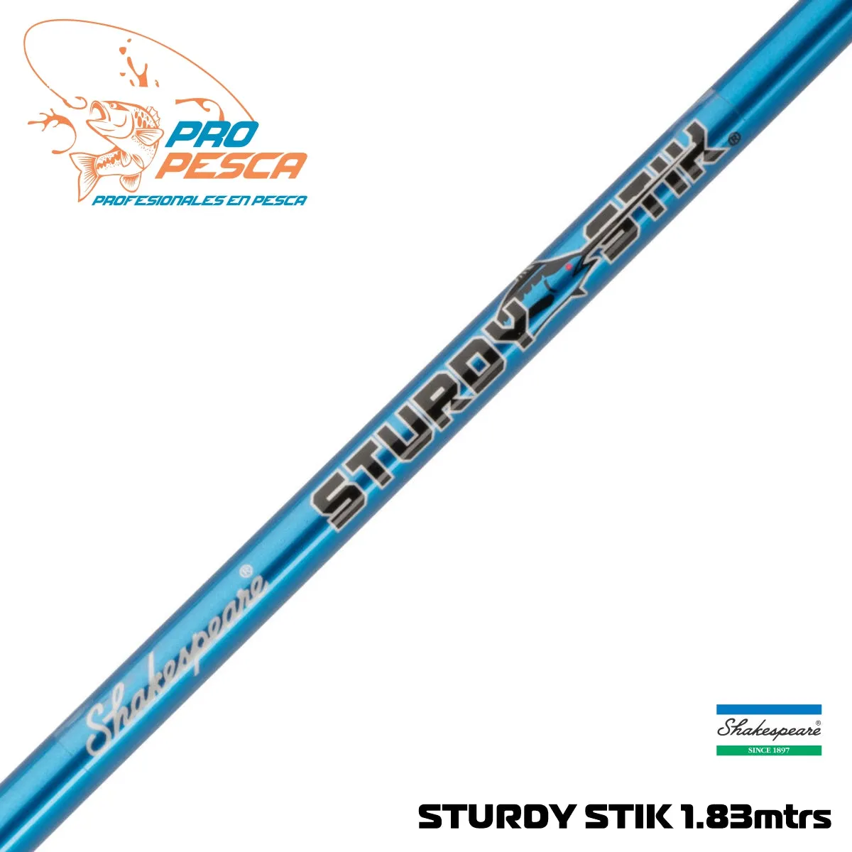 Caña Shakespeare Sturdy Stik® 1.83mtrs