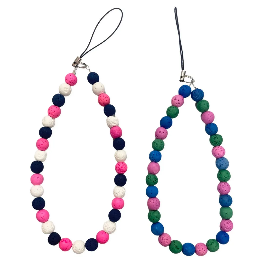 Cell Phone Charm - Volcano Beads