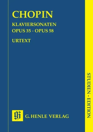 Chopin: Piano Sonatas Op 35 & Op 58 Study Score