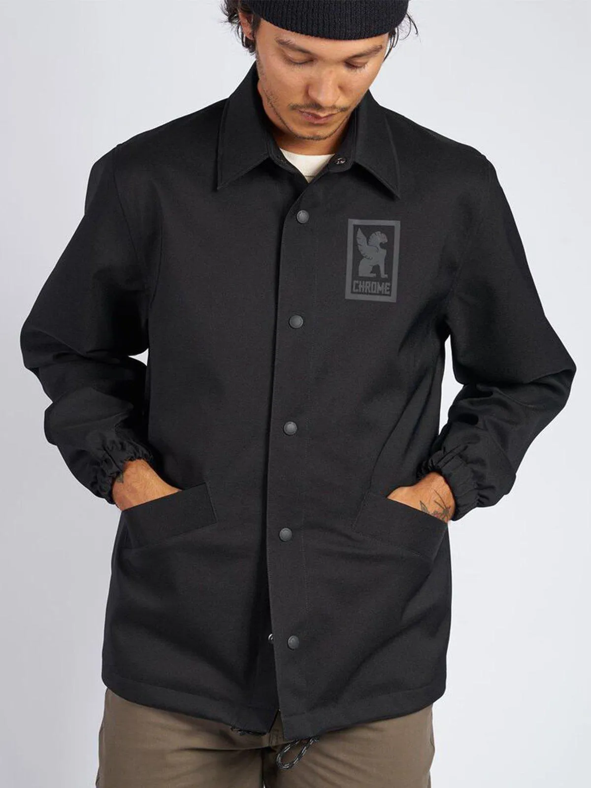 Chrome Industries Masonic Coaches Jacket Black