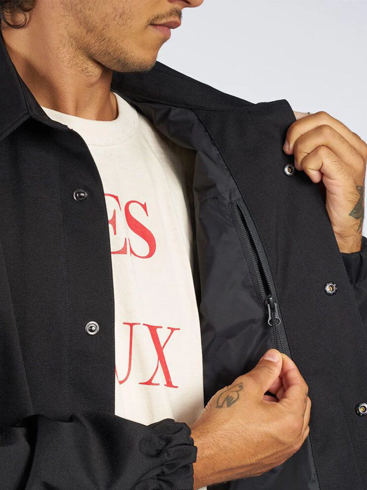 Chrome Industries Masonic Coaches Jacket Black