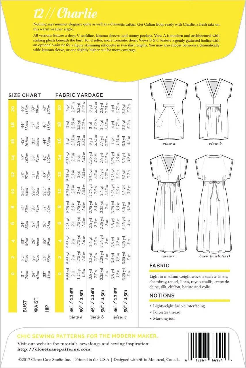 Closet Core - Charlie Caftan