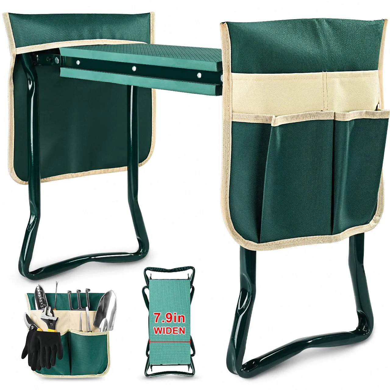 Comfortable Gardeners Bags Garden Tool Gift Smart design | for – with Foldable Diverse categories 🌼🧰 Kneeler Stool