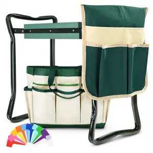 Comfortable Gardeners Bags Garden Tool Gift Smart design | for – with Foldable Diverse categories 🌼🧰 Kneeler Stool