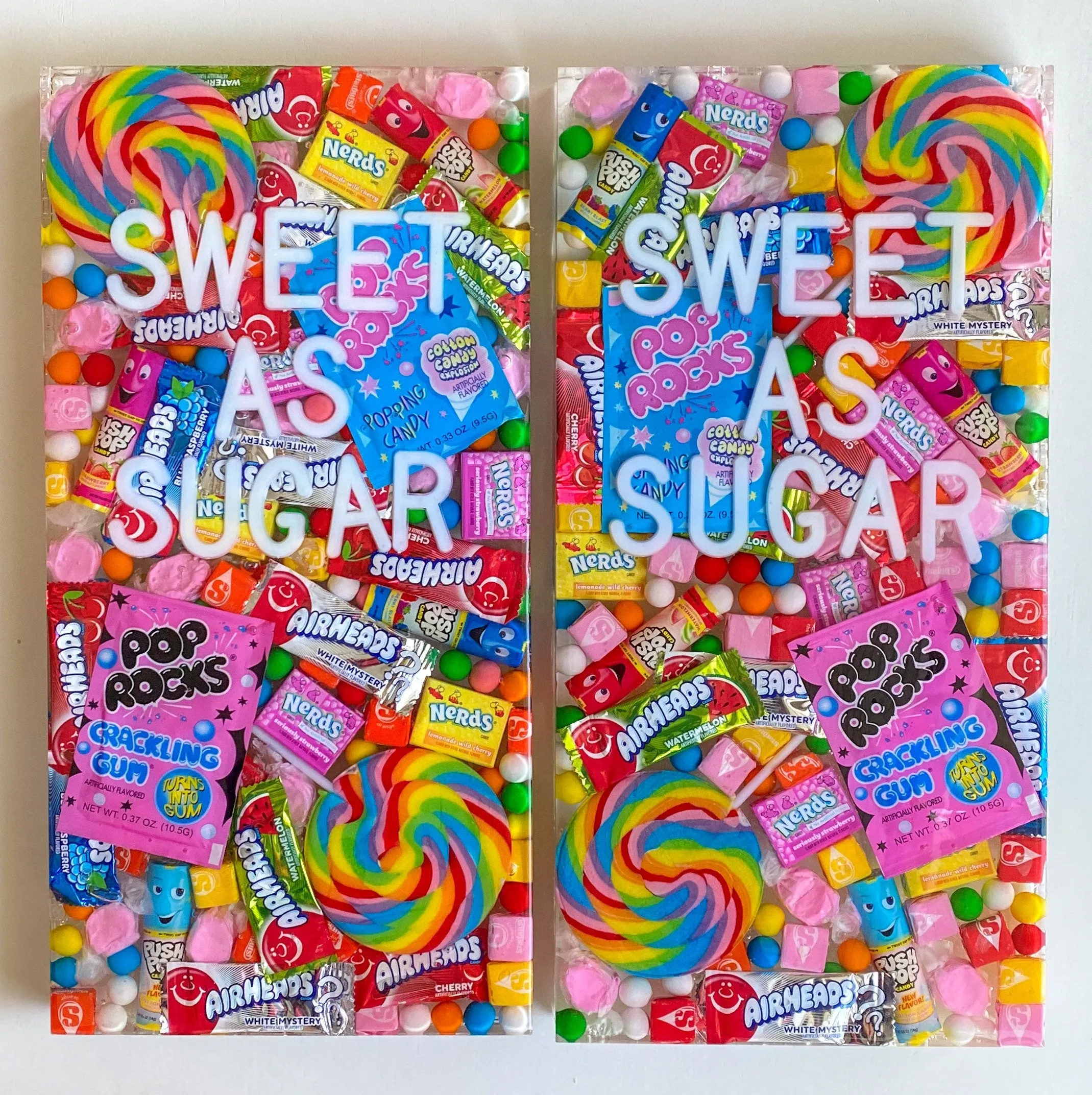Custom Candy Wall Art, 9"x18"