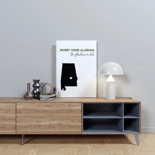 Customizable framed Alberta art