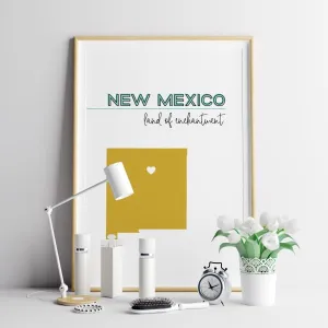 Customizable New Mexico state art