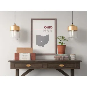 Customizable Ohio state art