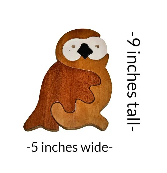 Customizable Owl Puzzle Wall Art