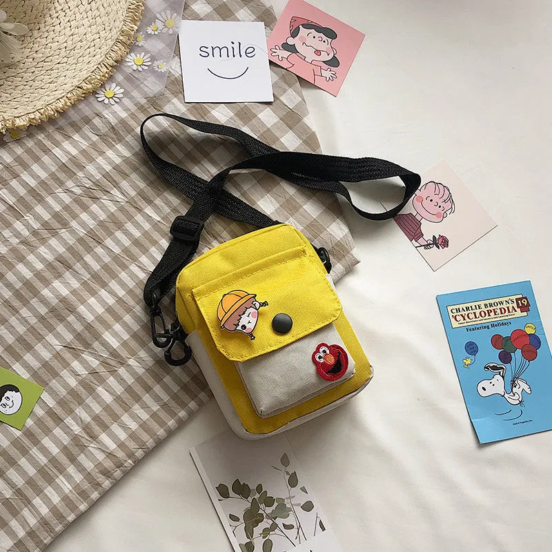Cute Female Trendy Style Artistic Mobile Crossbody Bags