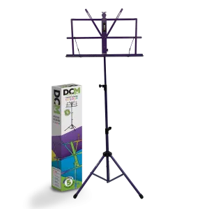 DCM Folding Music Stand with Bag Purple