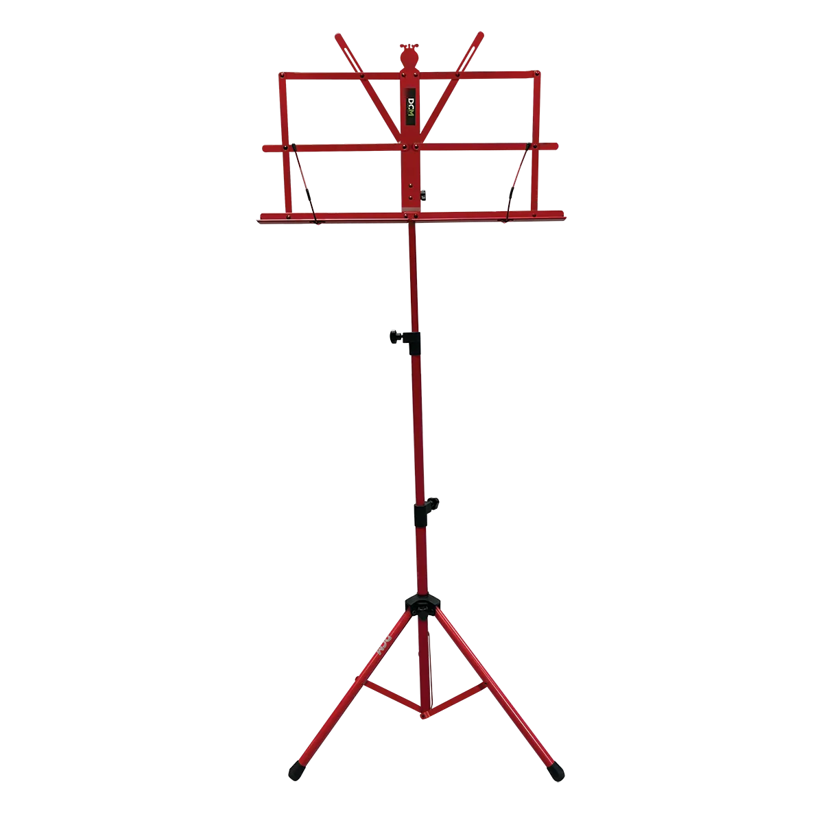 DCM Folding Music Stand with Bag Red
