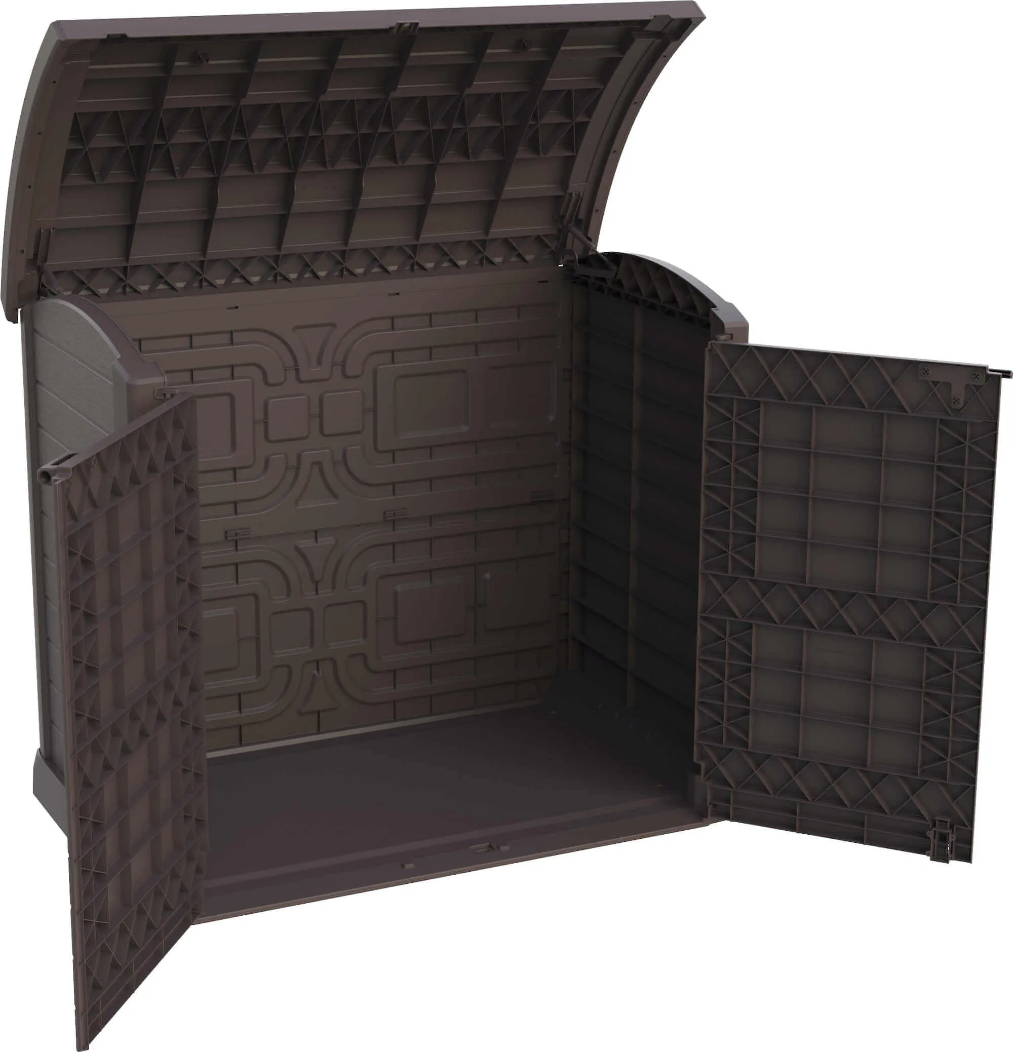 Duramax Storeaway Arc Lid 1200L Brown 86632