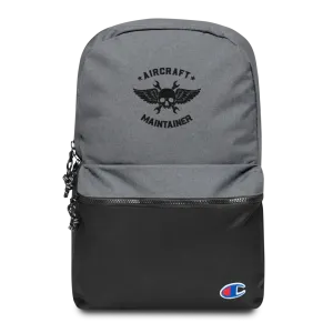 Embroidered Aircraft Maintainer x Champion Backpack