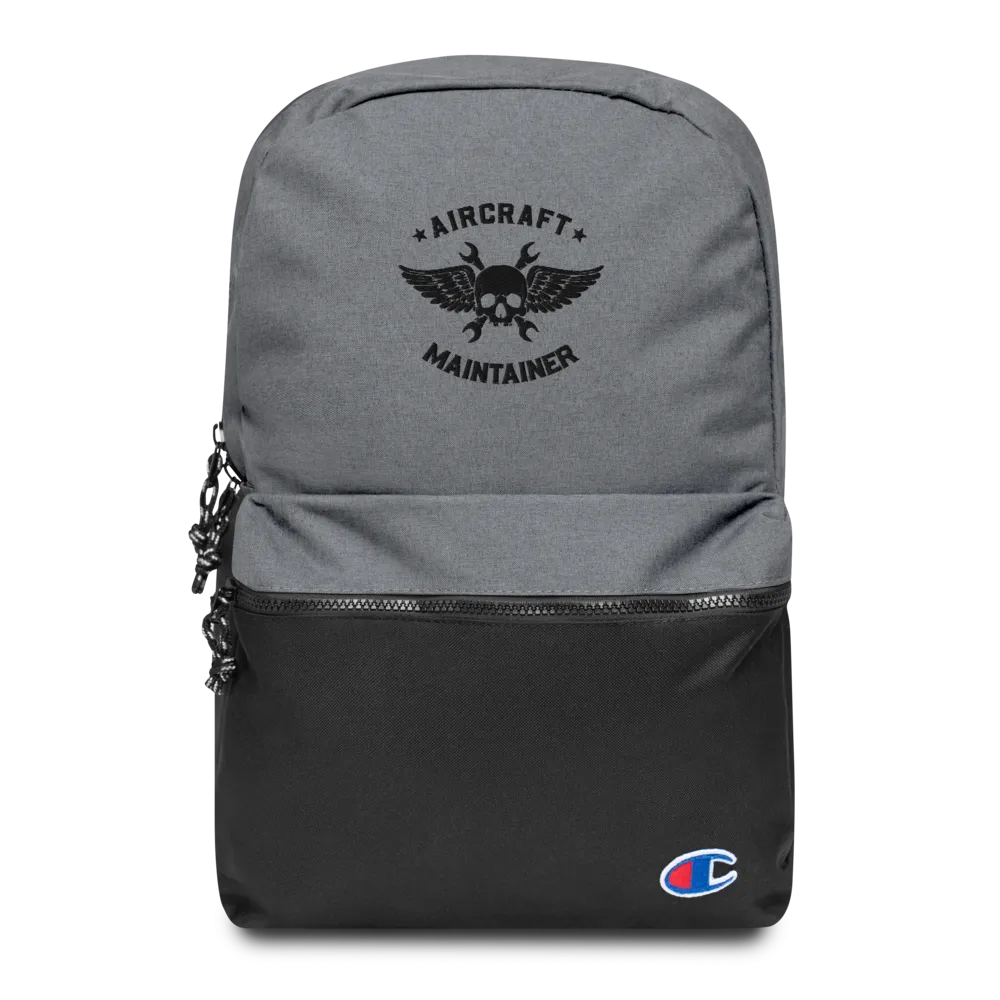 Embroidered Aircraft Maintainer x Champion Backpack