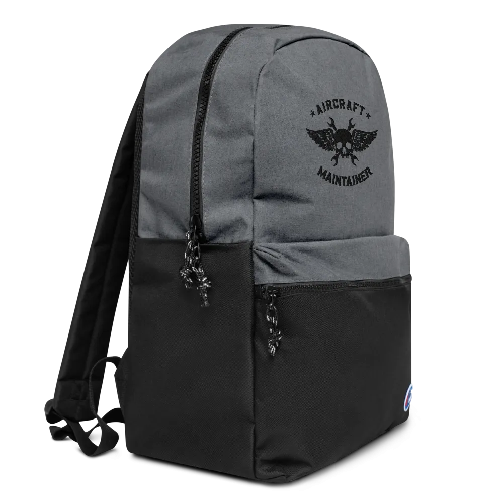 Embroidered Aircraft Maintainer x Champion Backpack